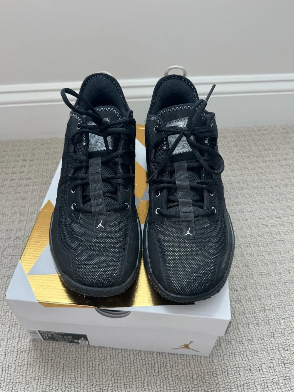 Jordan Black Low-Top Men's Sneakers